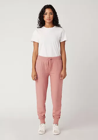 Cotton Heritage W7280 Women's French Terry Jogger Dusty Rose front view