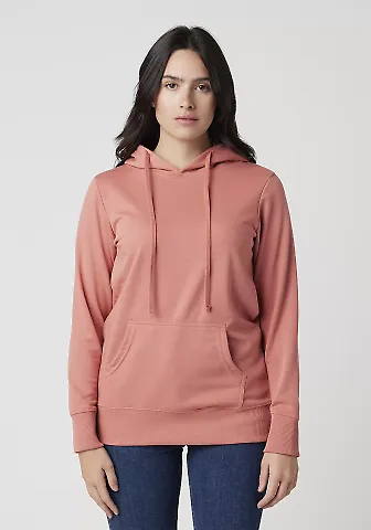 Cotton Heritage W2280 WOMEN'S FRENCH TERRY HOODIE Dusty Rose front view