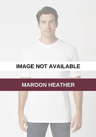 Cotton Heritage MC1086 Men’s Heavy Weight T-Shir Maroon Heather front view