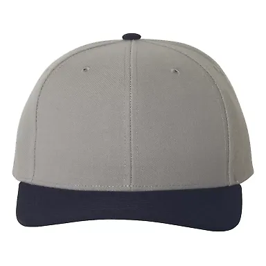 Richardson Hats 514 Surge Adjustable Cap Grey/ Navy front view