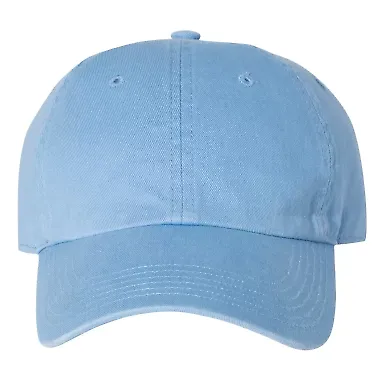 Richardson Hats 320 Washed Chino Cap Columbia Blue front view