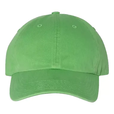 Richardson Hats 320 Washed Chino Cap Lime front view