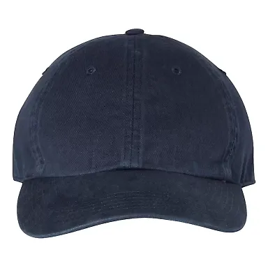Richardson Hats 320 Washed Chino Cap Navy front view