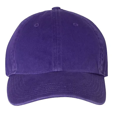 Richardson Hats 320 Washed Chino Cap Purple front view