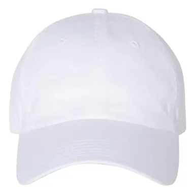 Richardson Hats 320 Washed Chino Cap White front view