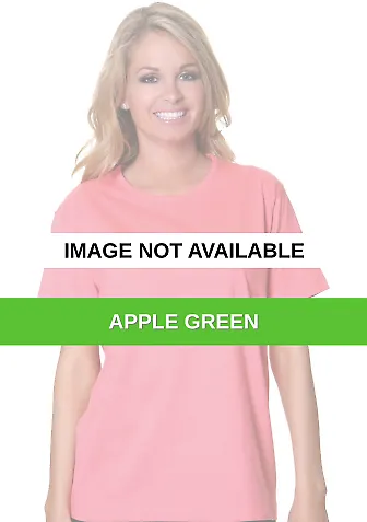 Cotton Heritage L7410 Scoop-Neck T-Shirt Apple Green front view