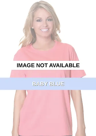 Cotton Heritage L7410 Scoop-Neck T-Shirt Baby Blue front view