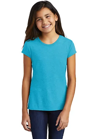 District Clothing DT130YG District    Girls Perfec Turquoise Frst front view
