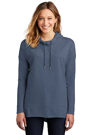 District Clothing DT671 District    Women's Feathe in Washed indigo front view