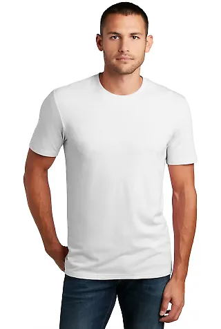 District Clothing DT7500 District    Flex Tee White front view