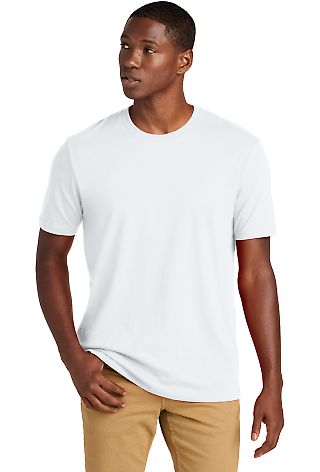 District Clothing DT8000 District Re-Tee in White front view
