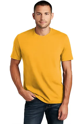 District Clothing DT8000 District    Re-Tee in Maize yellow front view