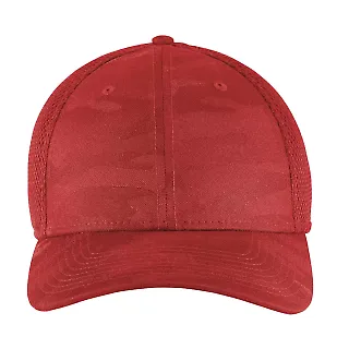 New Era NE1091 Tonal Camo Stretch Tech Mesh Ca Red Camo front view