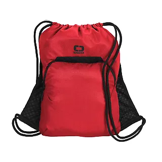 Ogio Bags 92000 OGIO Boundary Cinch Pack Ripped Red front view