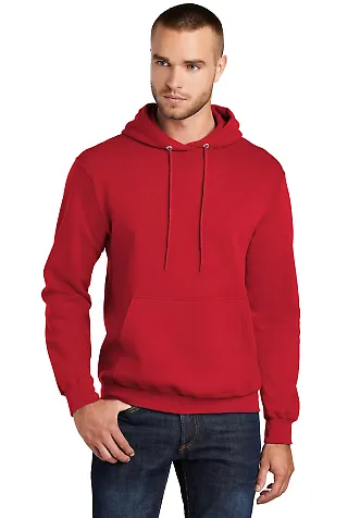 Port & Company PC78HT     Tall Core Fleece Pullove Red front view