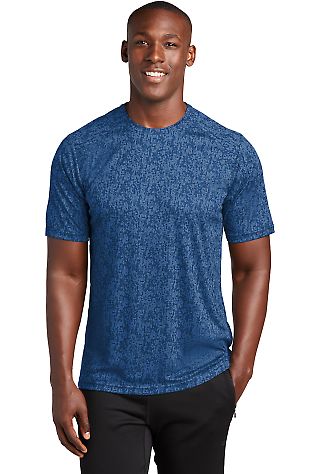 Sport Tek ST460 Sport-Tek    Digi Camo Tee in Royal front view
