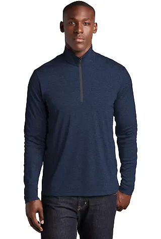 Sport Tek ST469 Sport-Tek    Endeavor 1/4-Zip Pull Dark Royal Hth front view