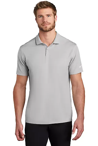 Nike BV6041  Dry Victory Textured Polo Wolf Grey Hthr front view