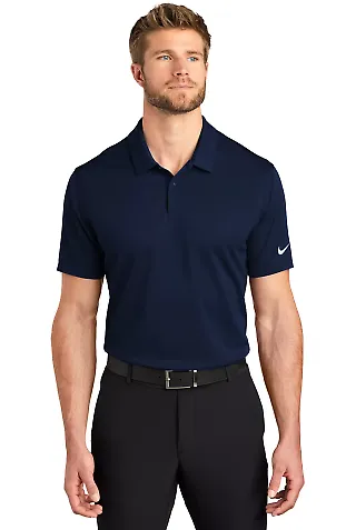 Nike BV6042  Dry Essential Solid Polo Midnight Navy front view