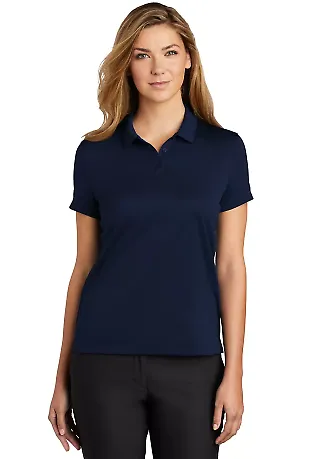 Nike BV6043  Ladies Dry Essential Solid Polo Midnight Navy front view