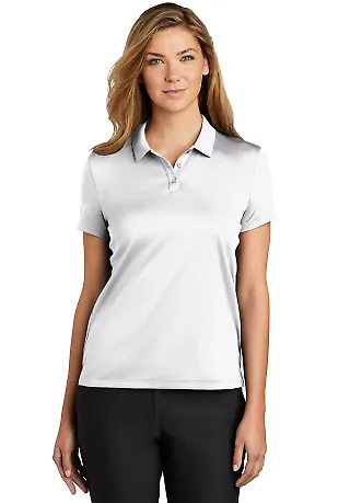 Nike BV6043  Ladies Dry Essential Solid Polo White front view