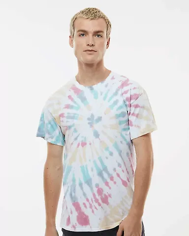 Dynomite 200MS Multi-Color Spiral Short Sleeve T-S in Wanderlust front view