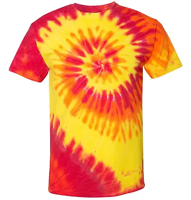 Dynomite 200MS Multi-Color Spiral Short Sleeve T-S in Inferno front view