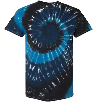 Dynomite 200MS Multi-Color Spiral Short Sleeve T-S in Deep sea front view