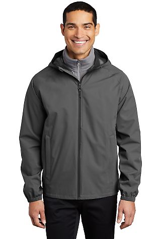 Port Authority Clothing J407 Port Authority Ess in Graphite grey front view