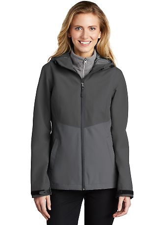 Port Authority Clothing L406 Port Authority Lad in Storm gy/sh gy front view