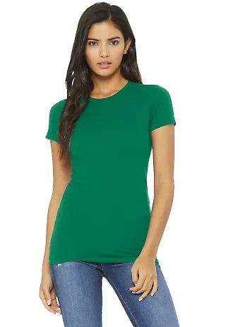 BELLA 6004 Womens Favorite T-Shirt in Kelly front view