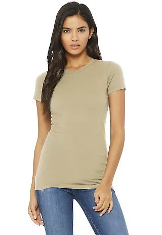 BELLA 6004 Womens Favorite T-Shirt in Soft cream front view