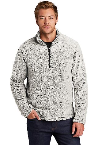 Port Authority Clothing F130 Port Authority<sup> < in Grey hthr front view