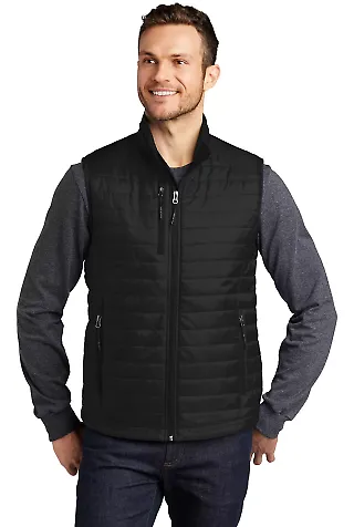 Port Authority Clothing J851 Port Authority<sup> < Deep Black front view