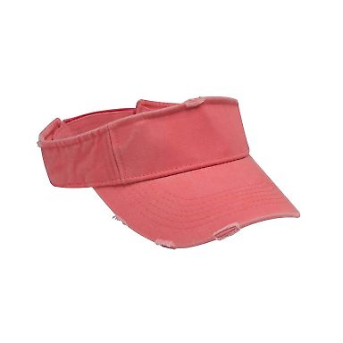 Adams DV101 Unisex Drifter Visor in Coral front view