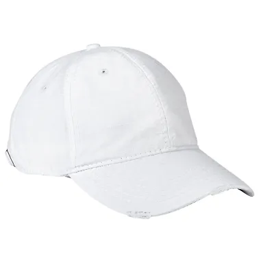 Distressed Image Maker Cap WHITE front view