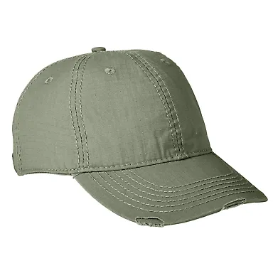 Distressed Image Maker Cap OLIVE front view