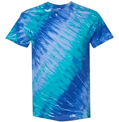 Tilt Tie Dye T-Shirt in Blue front view