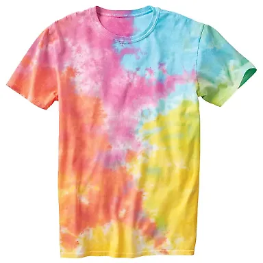 Slushie Crinkle Tie Dye T-Shirt in Aerial front view
