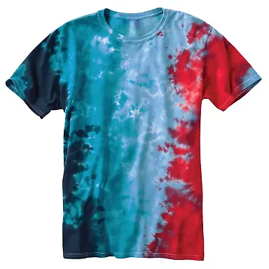 Slushie Crinkle Tie Dye T-Shirt in Usa front view