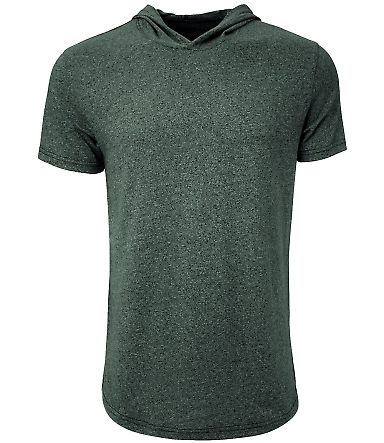 Next Level Apparel 2022 Mock Twist Short Sleeve Ho in Forest green