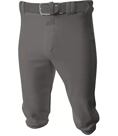 A4 Apparel NB6003 Youth Baseball Knicker Pant GRAPHITE front view