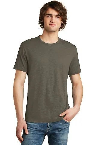 Alternative Apparel 6094 Keeper Weathered Slub T-S in Dark olive front view