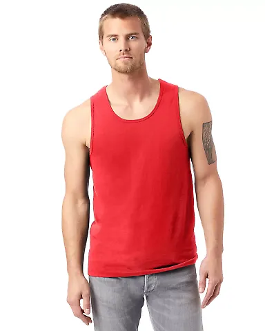 Alternative Apparel 1091 Cotton Jersey Go-To Tank APPLE RED front view