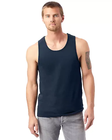 Alternative Apparel 1091 Cotton Jersey Go-To Tank MIDNIGHT NAVY front view