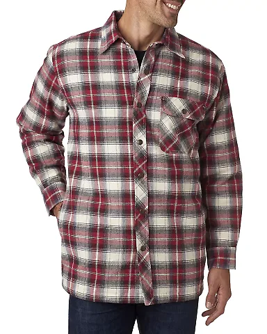 Backpacker BP7002T Men's Tall Flannel Shirt Jacket INDEPENDENT front view