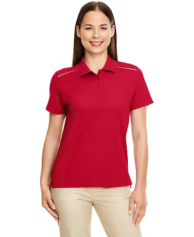 Core 365 78181R Ladies' Radiant Performance Piqué CLASSIC RED front view