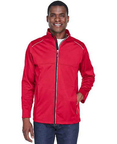 Core 365 CE708 Men's Techno Lite Three-Layer Knit in Classic red front view