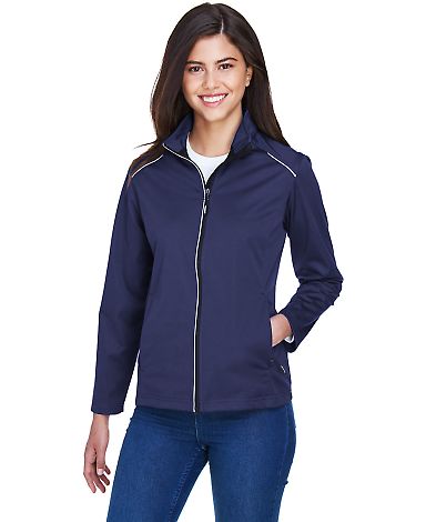 Core 365 CE708W Ladies' Techno Lite Three-Layer Kn in Classic navy front view