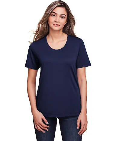 Core 365 CE111W Ladies' Fusion ChromaSoft™ Perfo CLASSIC NAVY front view
